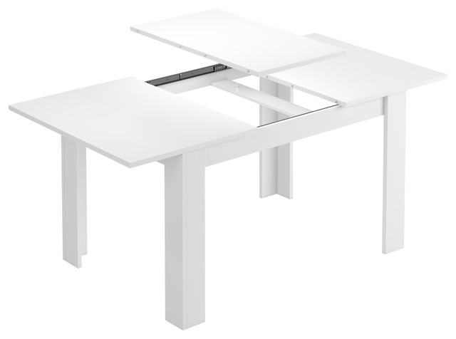 Kendra Extendable Dining Table, White