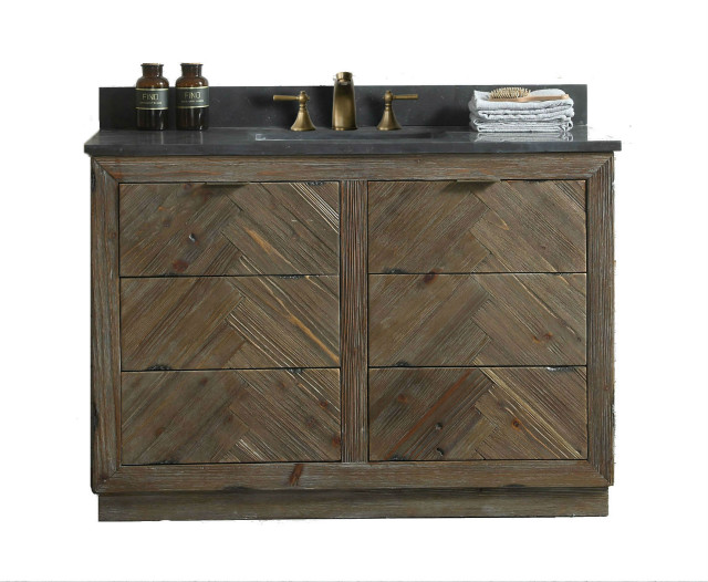 Legion Furniture Sara Wood 48'' Single Bathroom Vanity No Faucet