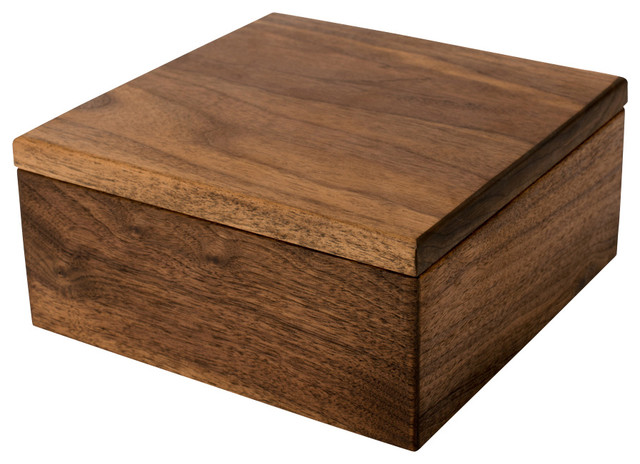 Large Wood Keepsake Box Craftsman Decorative Bo By Make Stow Large Wood Keepsake Box Caraway