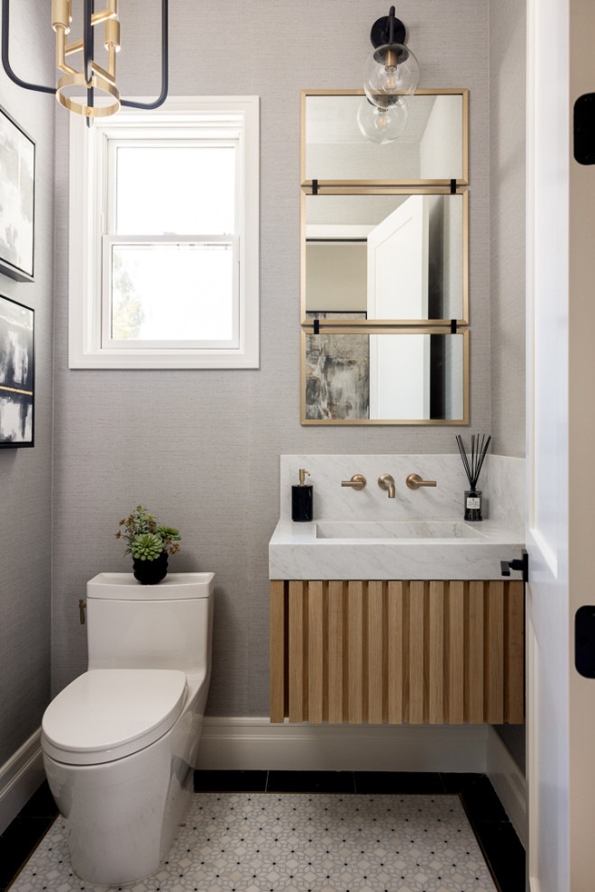 Design ideas for a classic cloakroom in Orange County.