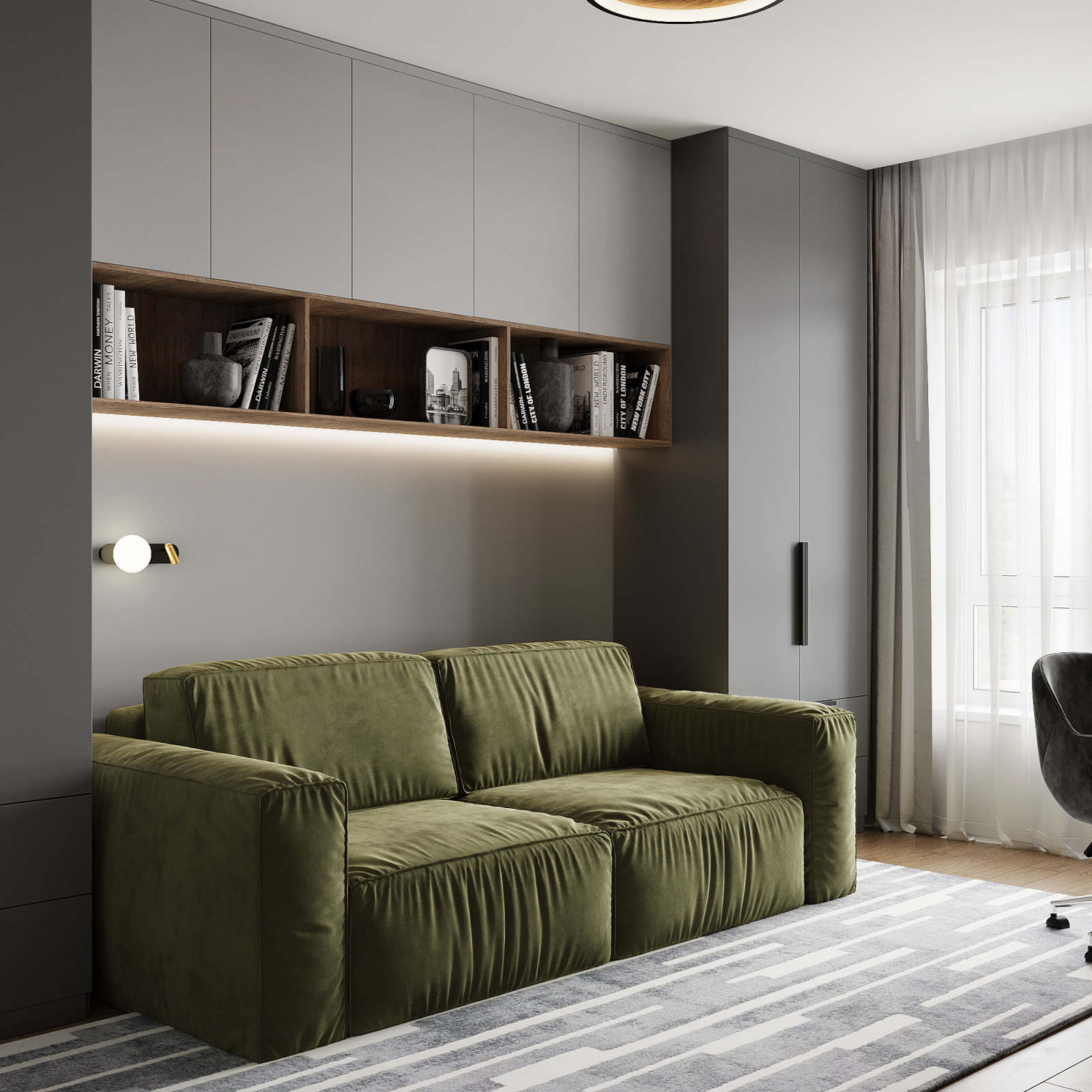 Дизайн квартиры в современном стиле с нотками сканди