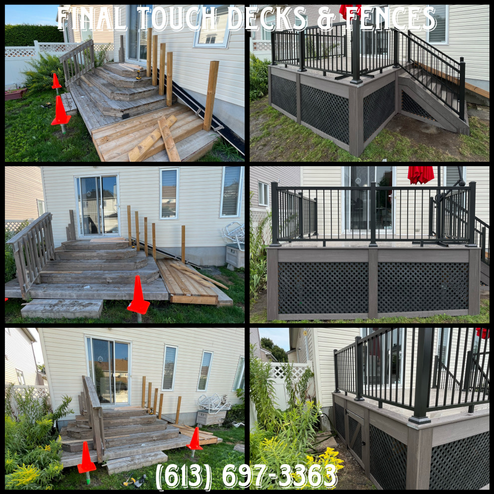 coastline dark hickory with black lattice