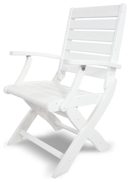 Signature Folding Chair, White