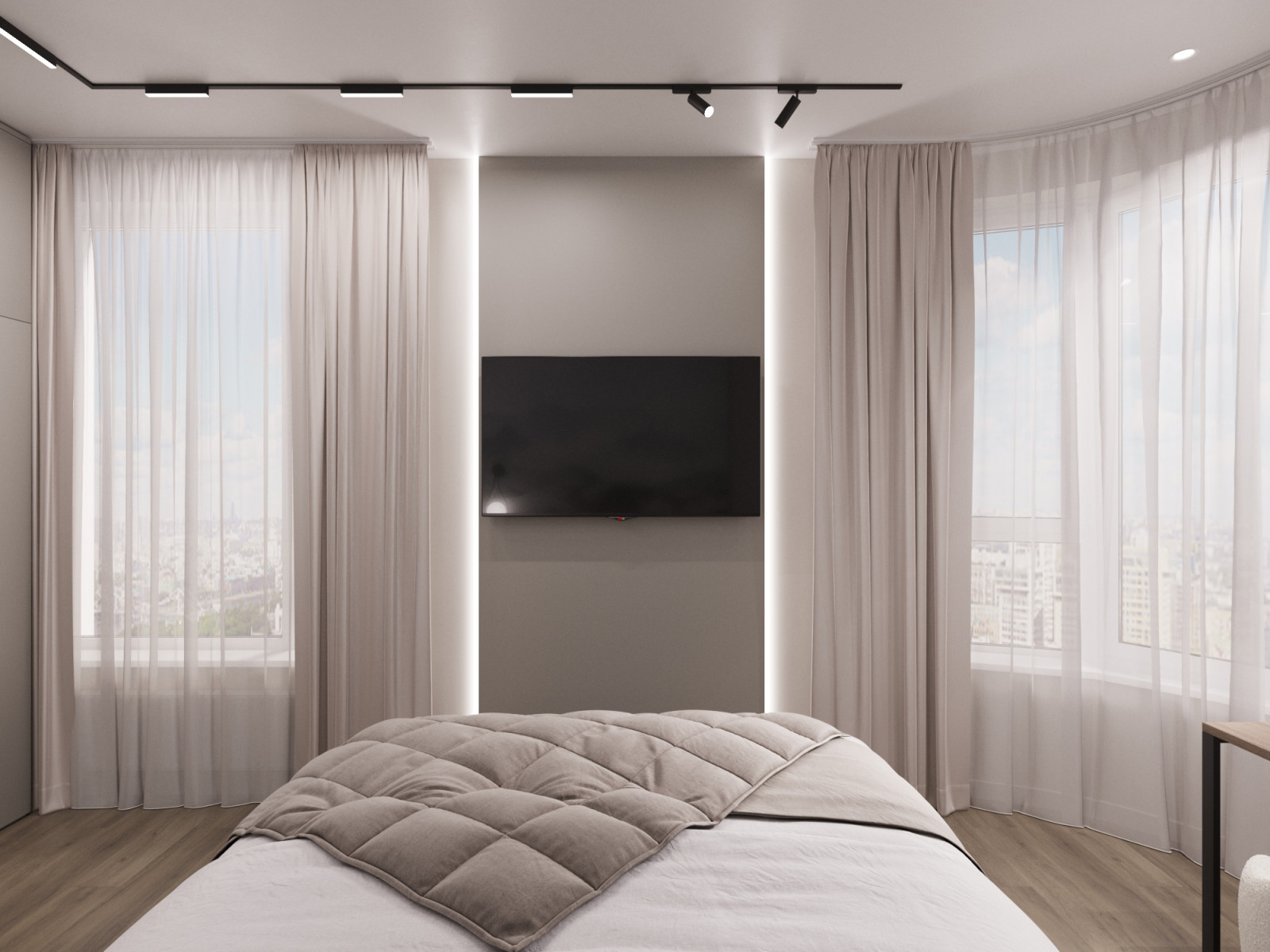 Дизайн интерьера 3х-комнатной квартиры с двумя детскими