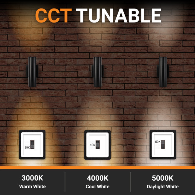 20W Up Down LED Wall Sconce, Set of 2 - Modern - Outdoor Wall Lights ...