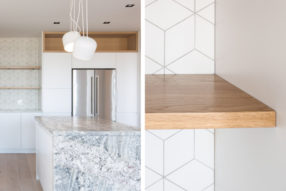 Example of a trendy home design design in San Francisco