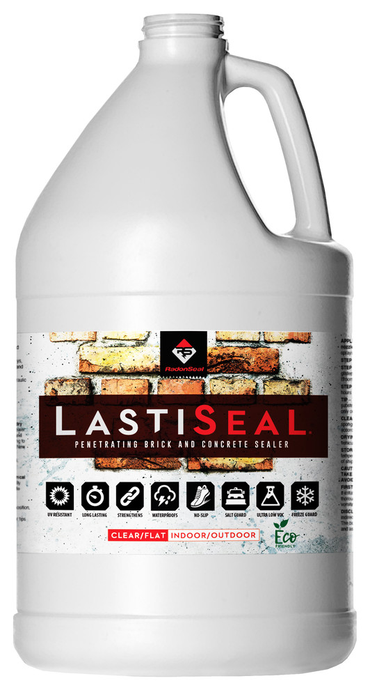 LastiSeal Brick & Concrete Sealer - 1-gal | Penetrates | Hardens | Waterproofs
