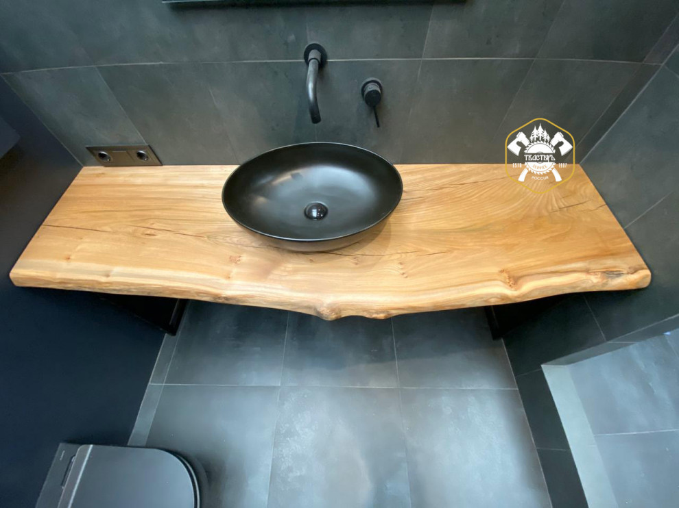 Консоль из слэба под раковину