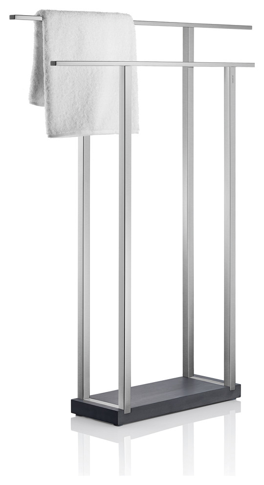 Menoto Toilet Rack by Blomus Metallic