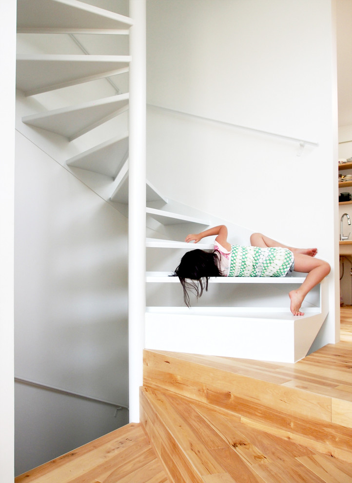 東京23区にあるおしゃれな階段の写真