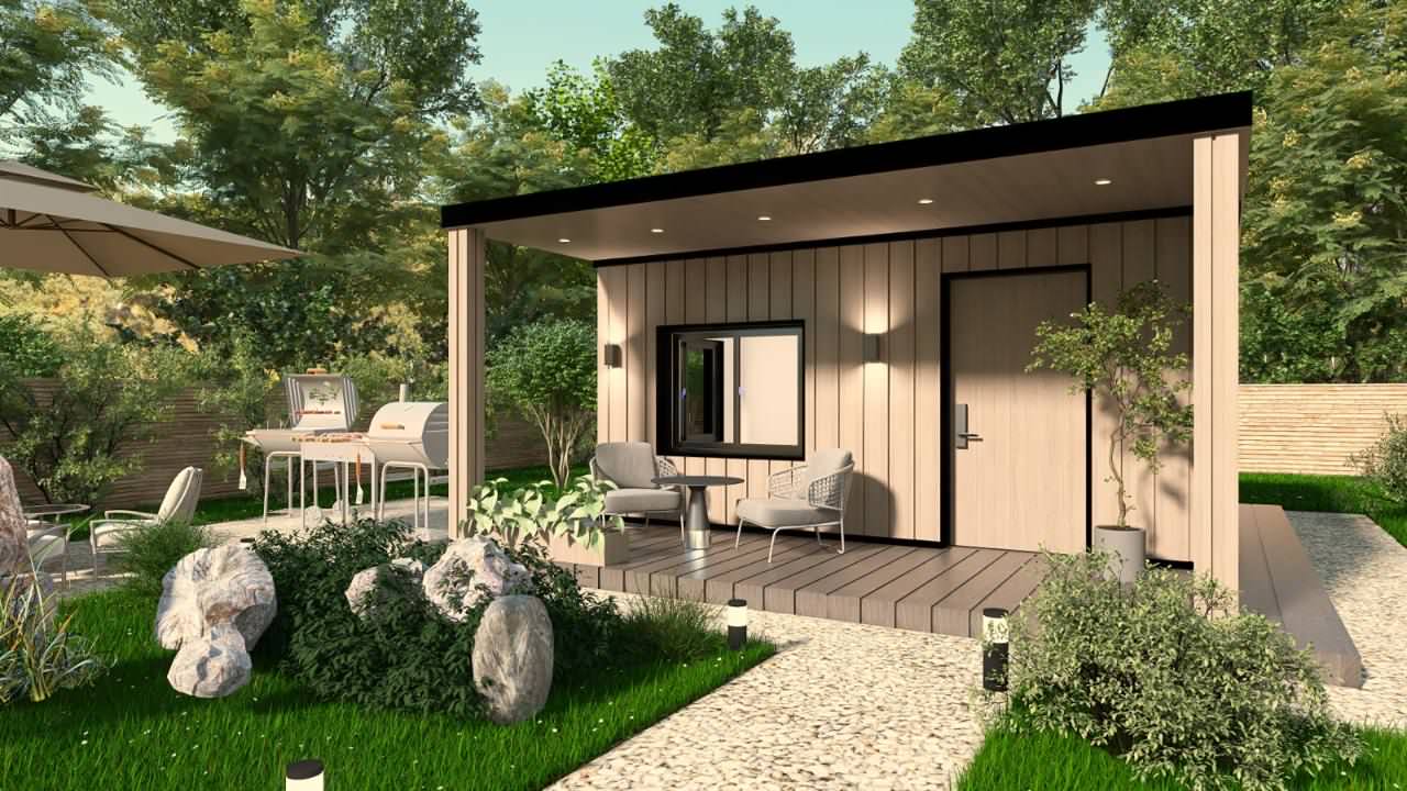 Экстерьер каркасного дома