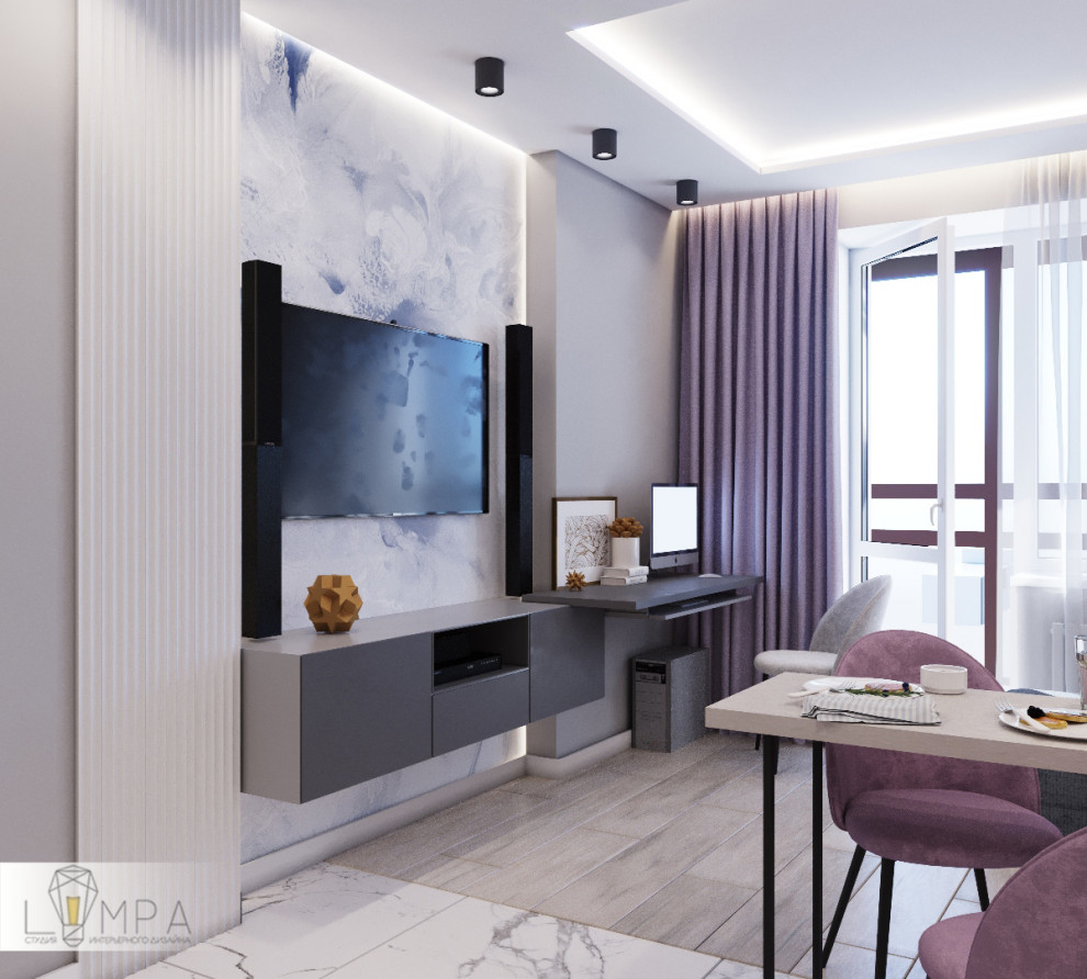 Кухня-гостиная ЖК Две Столицы