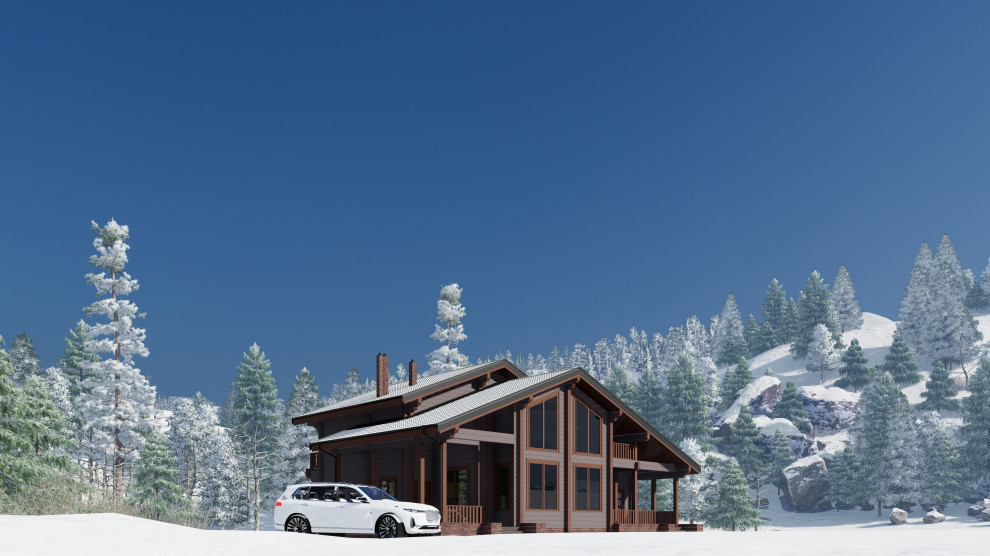 color selection for a wooden house\\ подбор цвета для деревянного дома