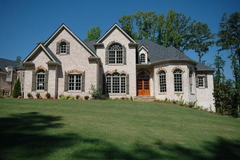 French Tudor Inspired Custom Home Build