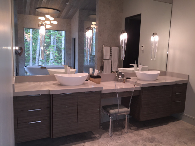 vanities modern-badezimmer