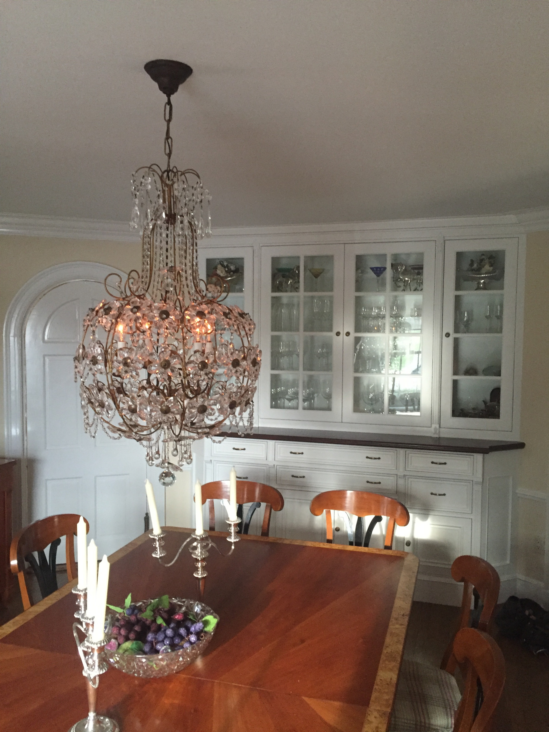 Mrs.Muhr dinning room custom cabinet