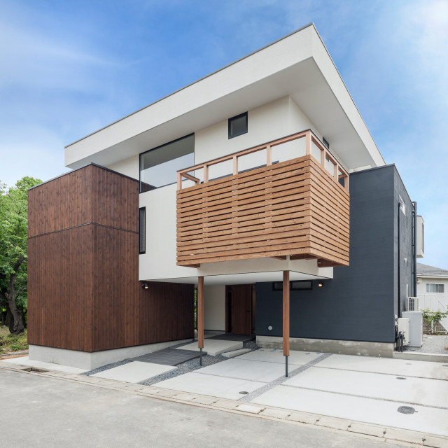 外観③ moderno-fachada
