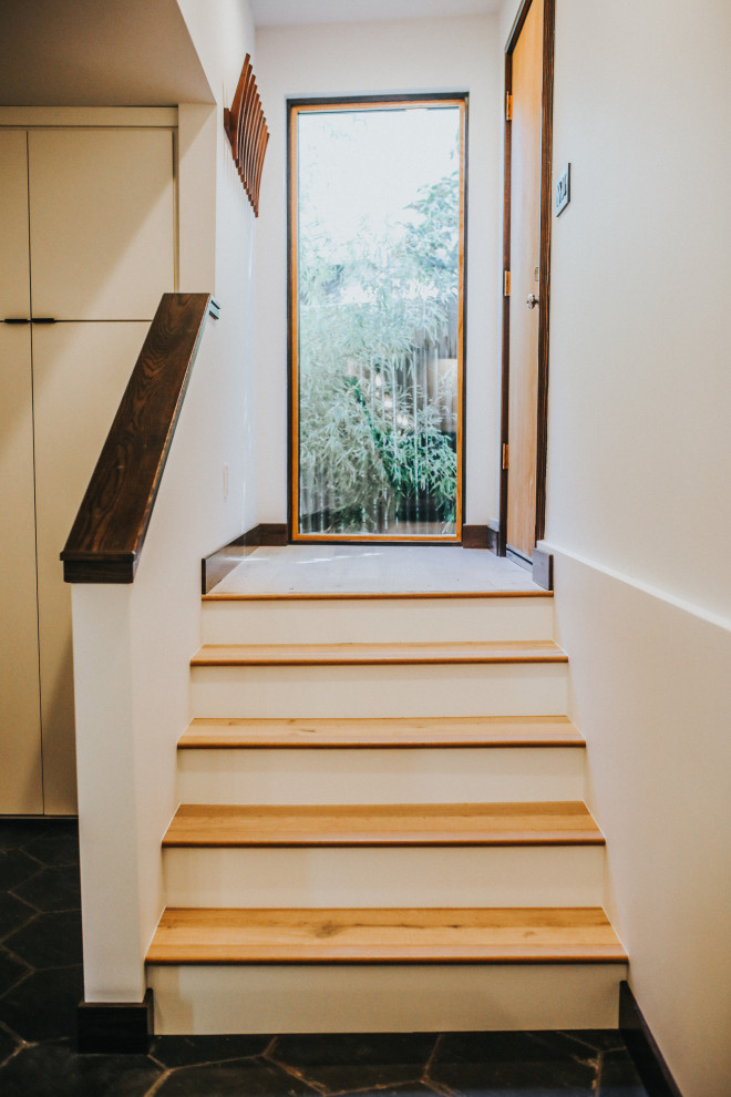 Design ideas for a midcentury staircase in Seattle.