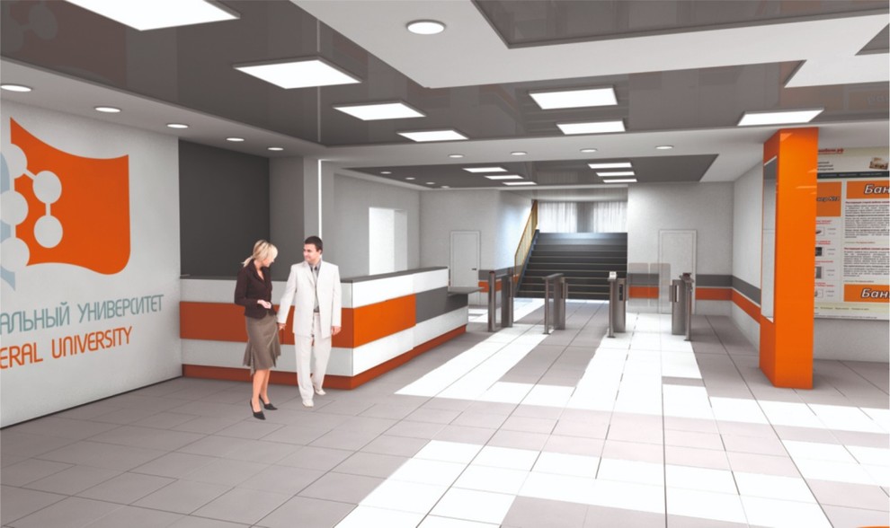 Холл Сибирского Федерального Университета г. Красноярск