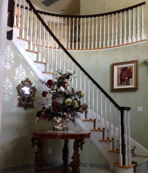 Hand-Painted Foyer