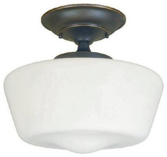 World Imports WI900788 Luray 1 Light Semi-Flush Ceiling Fixture