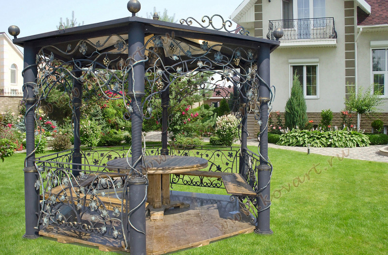 Кованые беседки