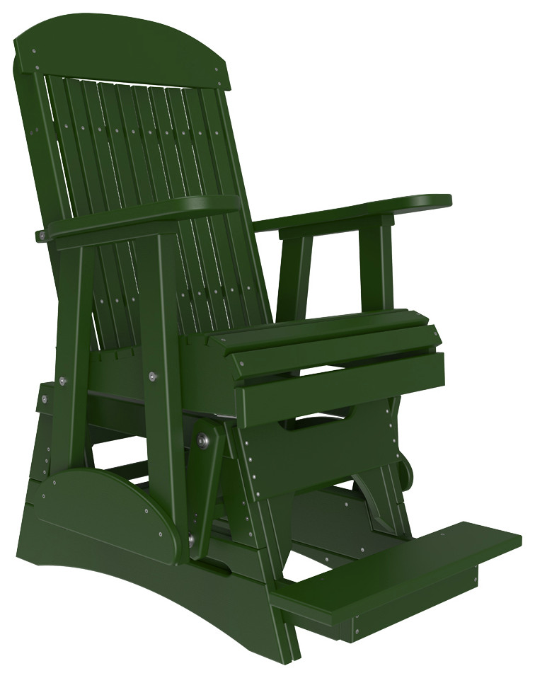Poly Classic Glider, Green, 2 Foot, Balcony