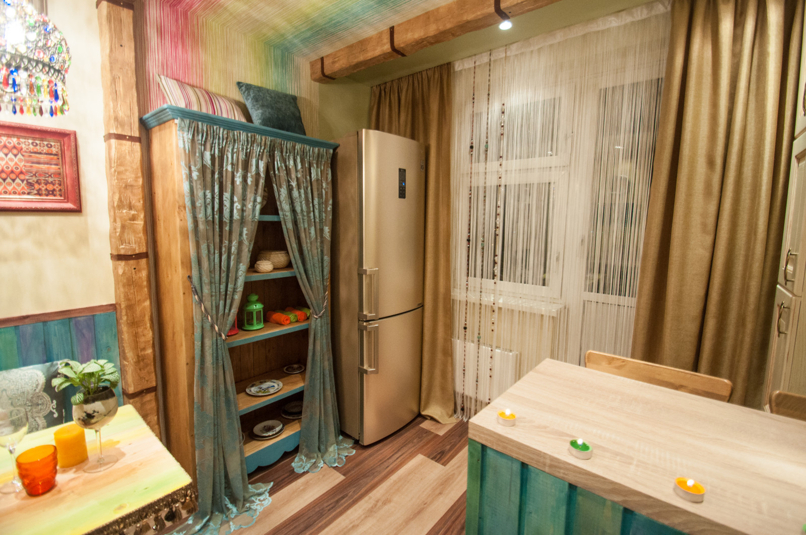 Кухня в стиле бохо-шик