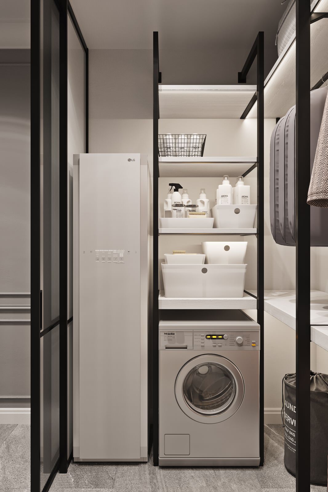 Квартира с сочными цветовыми акцентами для большой семьи