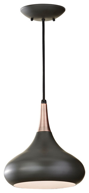 Beso Retro Pendant, Black, Large