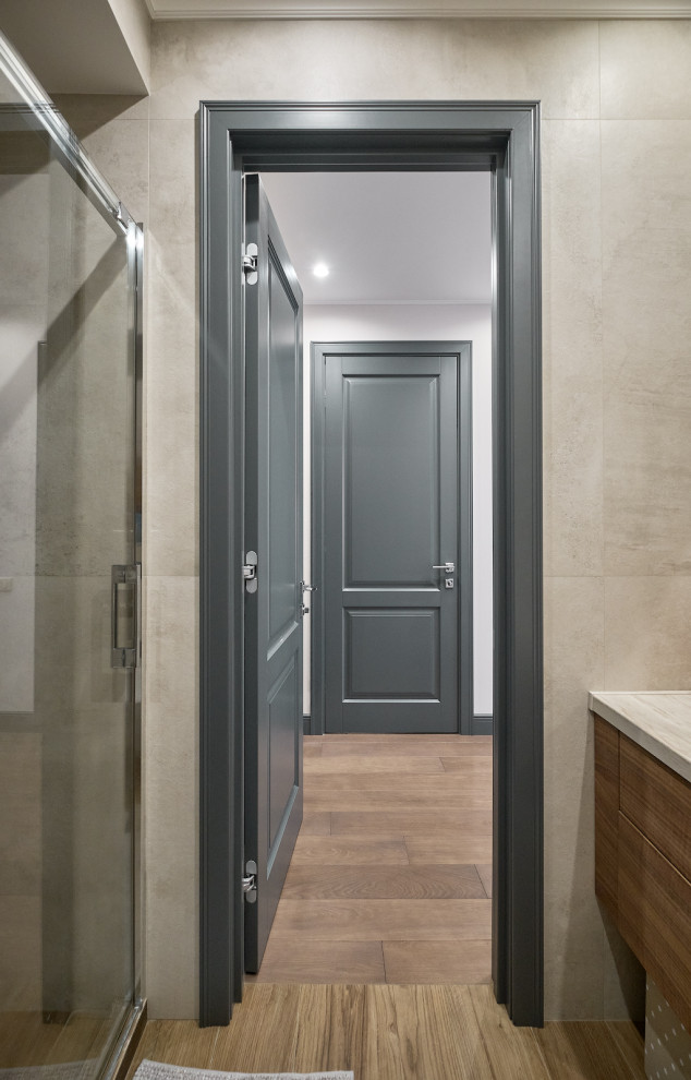 Квартира в серо-белых тонах