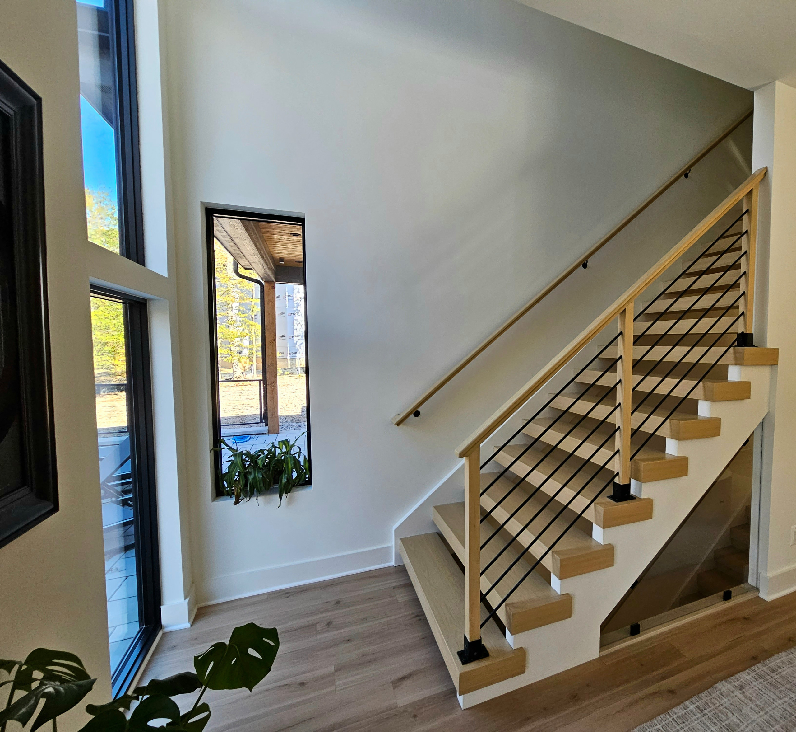 111_Open-Rise Stair with a Stunning Pool View, Great Falls, VA 22066