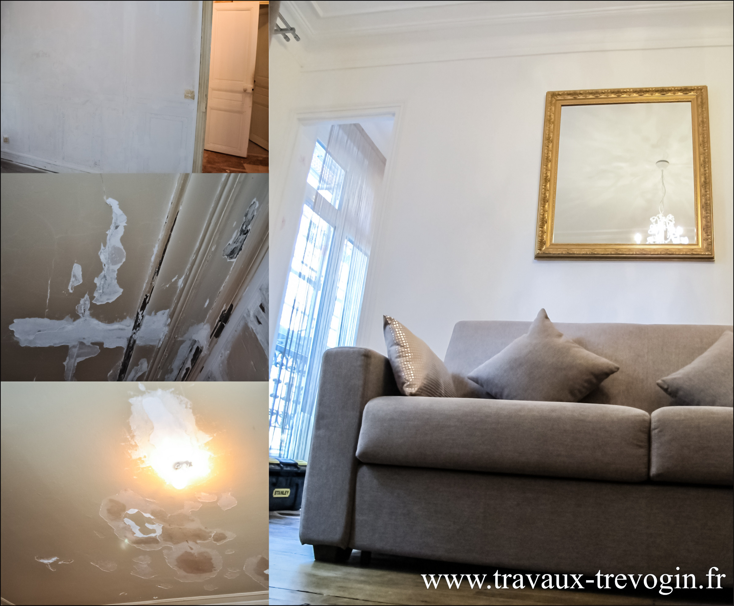 Appartement 75018 après dégâts des eaux