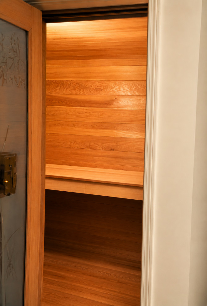 Ann Arbor - Finished Basement, Bar, Bathroom, Stone Fireplace & Custom Dry Sauna