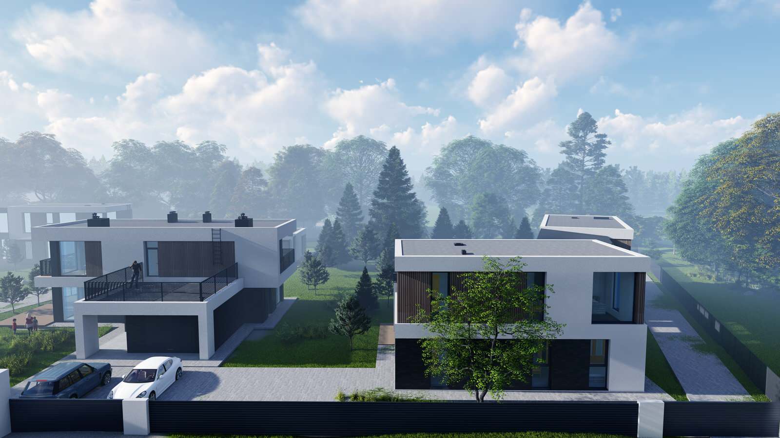 Complex of modern houses Ust-Kachka