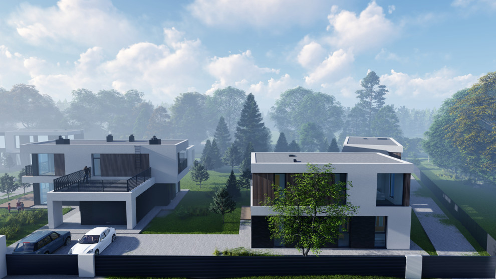 Complex of modern houses Ust-Kachka