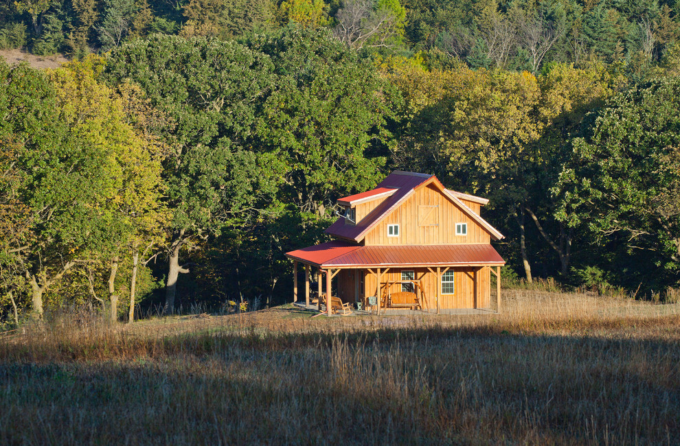 Small rustic exterior home idea