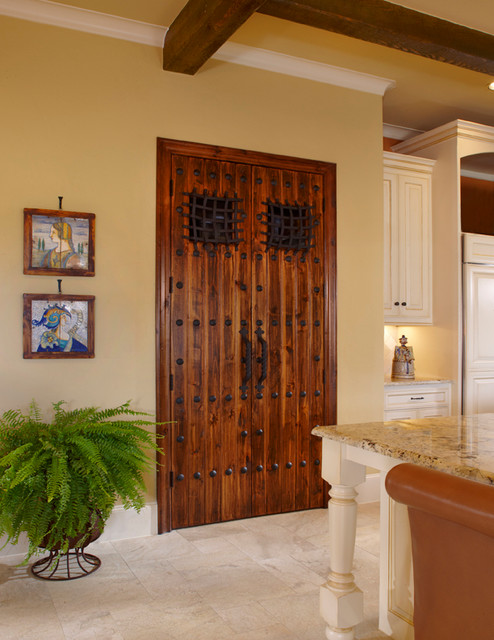Sante Fe Style Double Pantry Doors Rustic And Fun