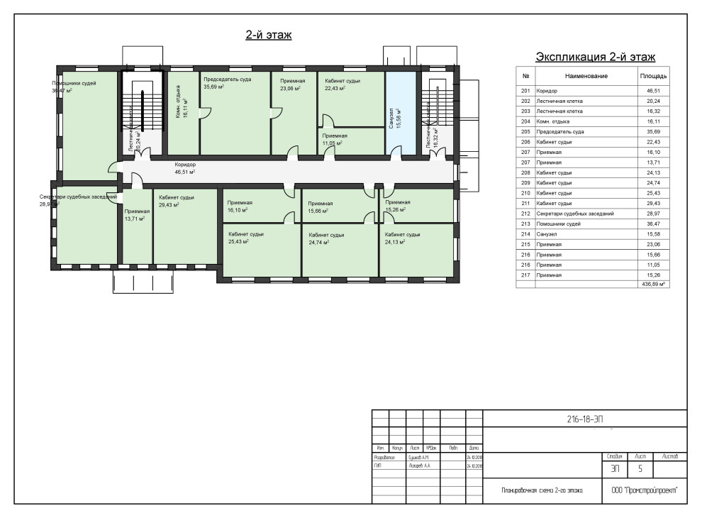 Эскизный проект Здания районного суда