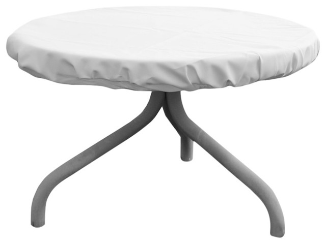 26 Round Table Top Cover White