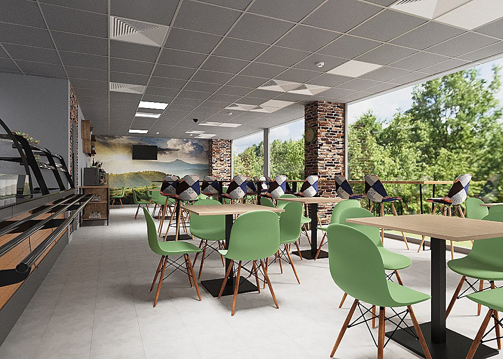 Служебный ресторан в гостинице Hilton