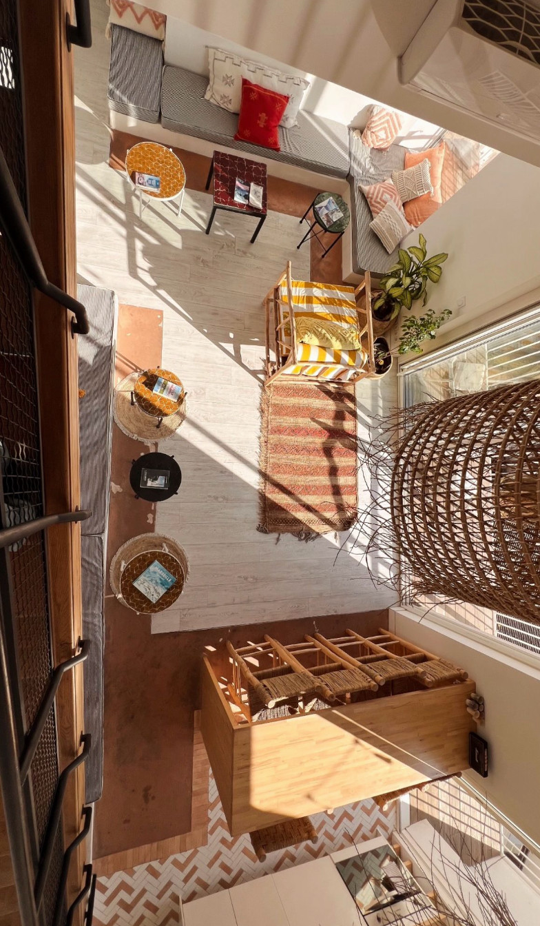 Projet Nédélec, rénovation d'un appartement avec mezzanine rooftop et balcon.