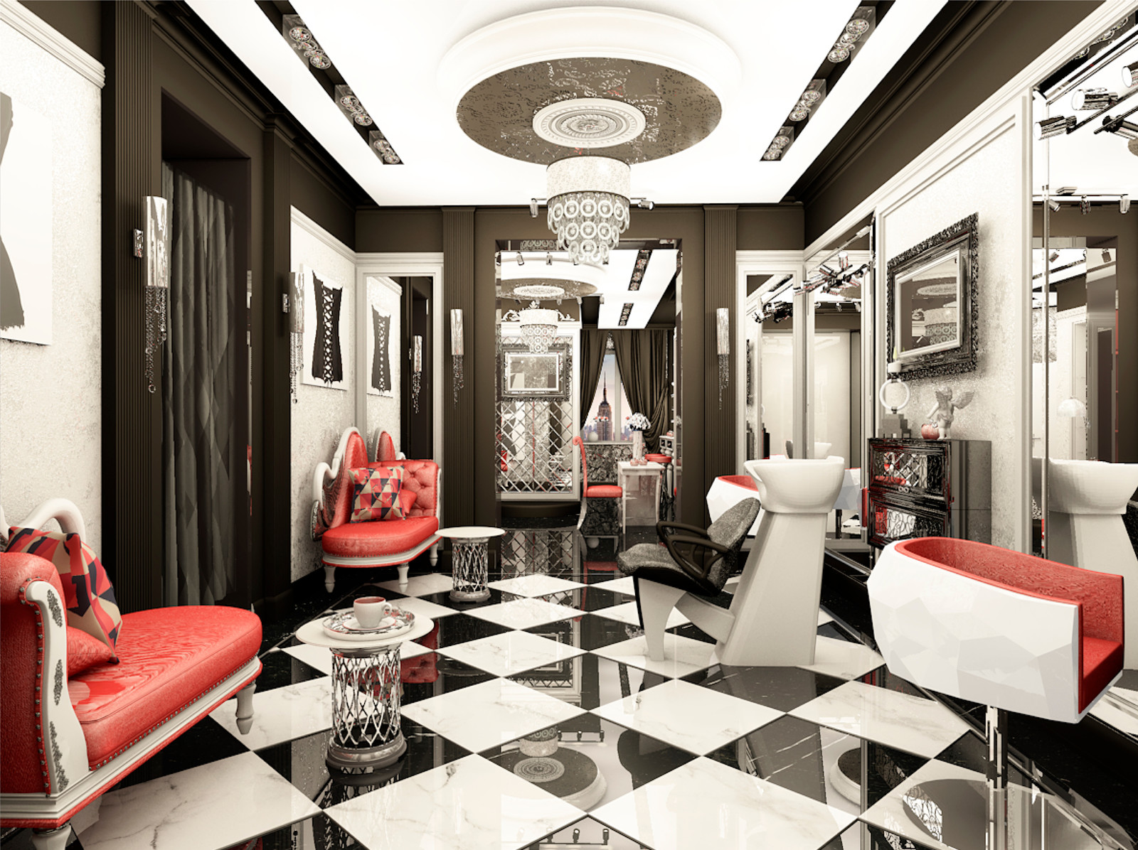 Дизайн бутика и салона красоты