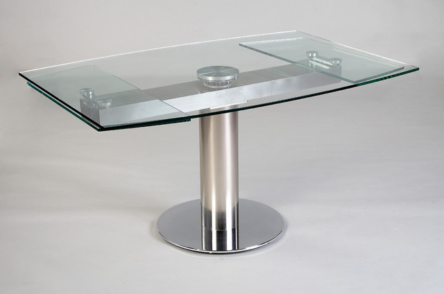 Expandable Glass Dining Table