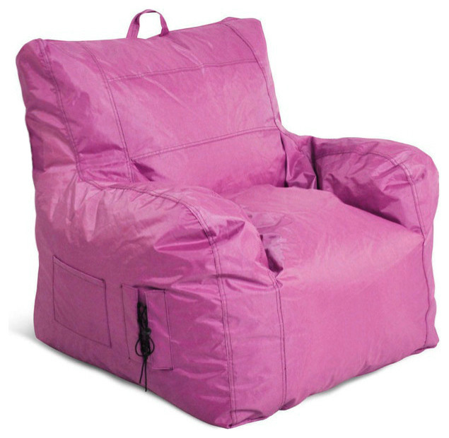 Small Arm Chair Bean Bag, Pink