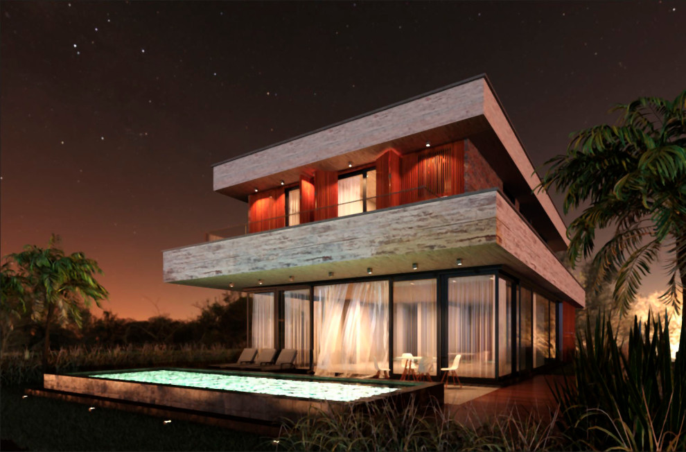 Визуализация экстерьер. Работа выполнена в 3dmax + Corona Render