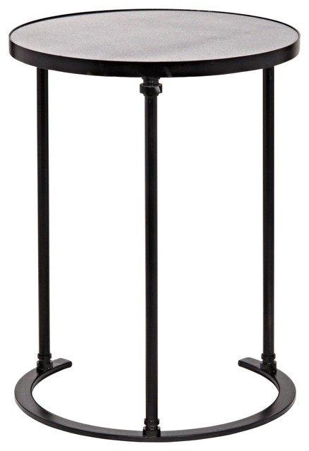 24 5 T Set Of 2 Side Table Modern Smooth Stone Top Table Modern Smooth Stone