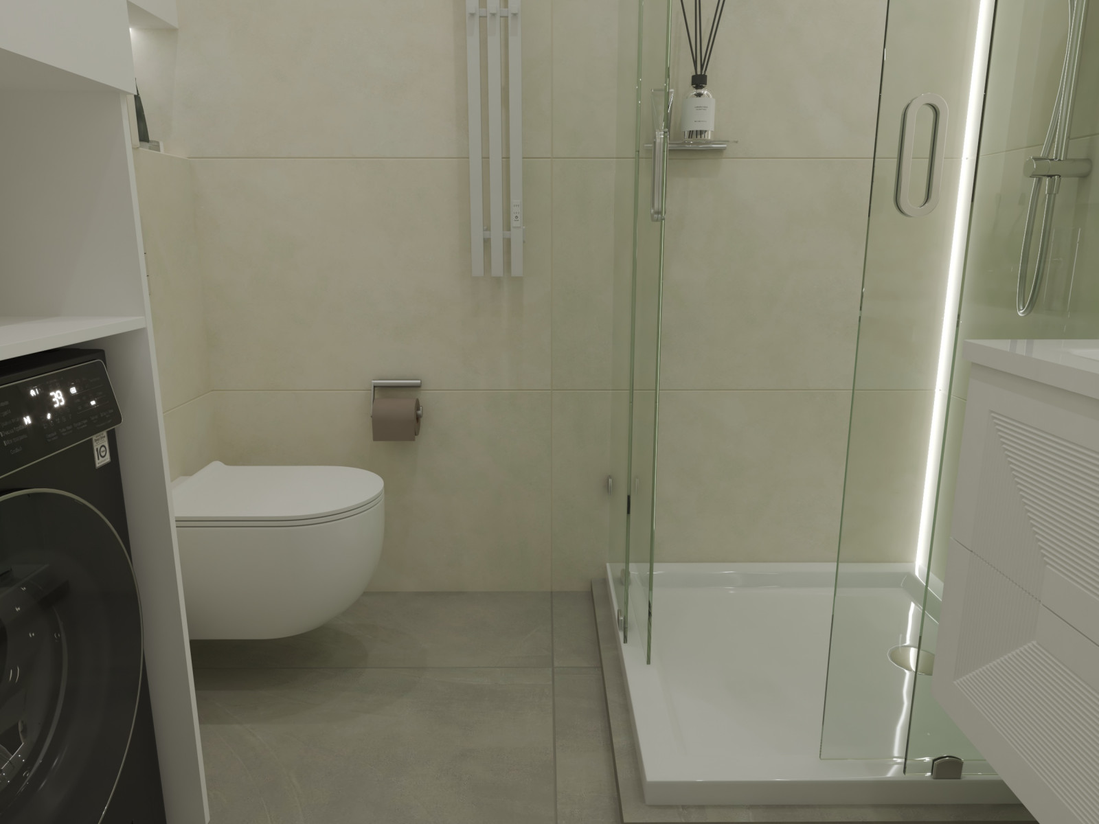 Дизайн проект ванной