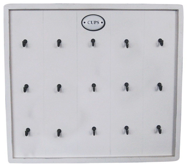 Shabby Chic Mug Organiser With Hooks