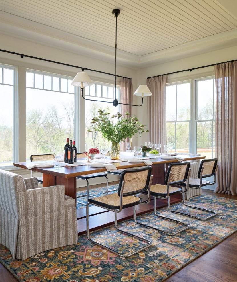 Farmhouse dining room photo in Baltimore